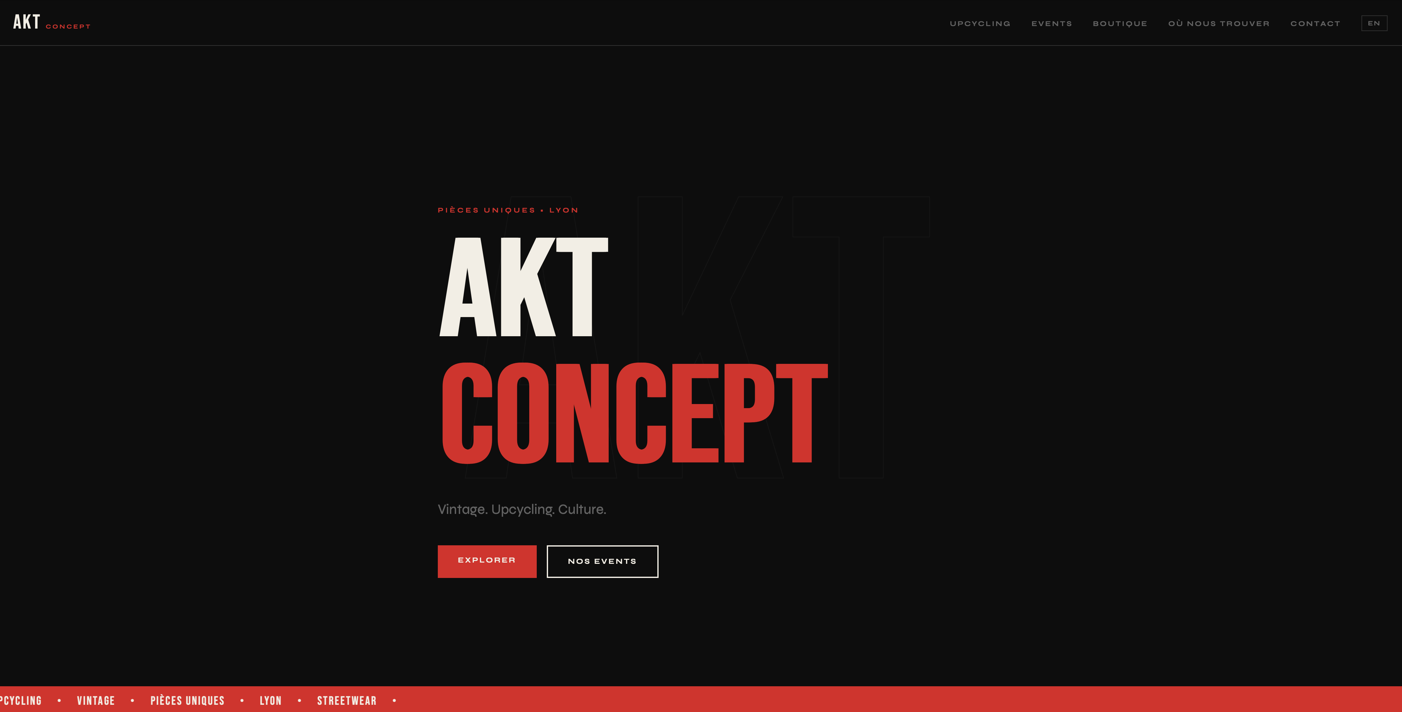 Aperçu du site AKT Concept